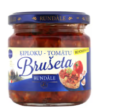Rundāle ķiploku un tomātu brušete 190 g
